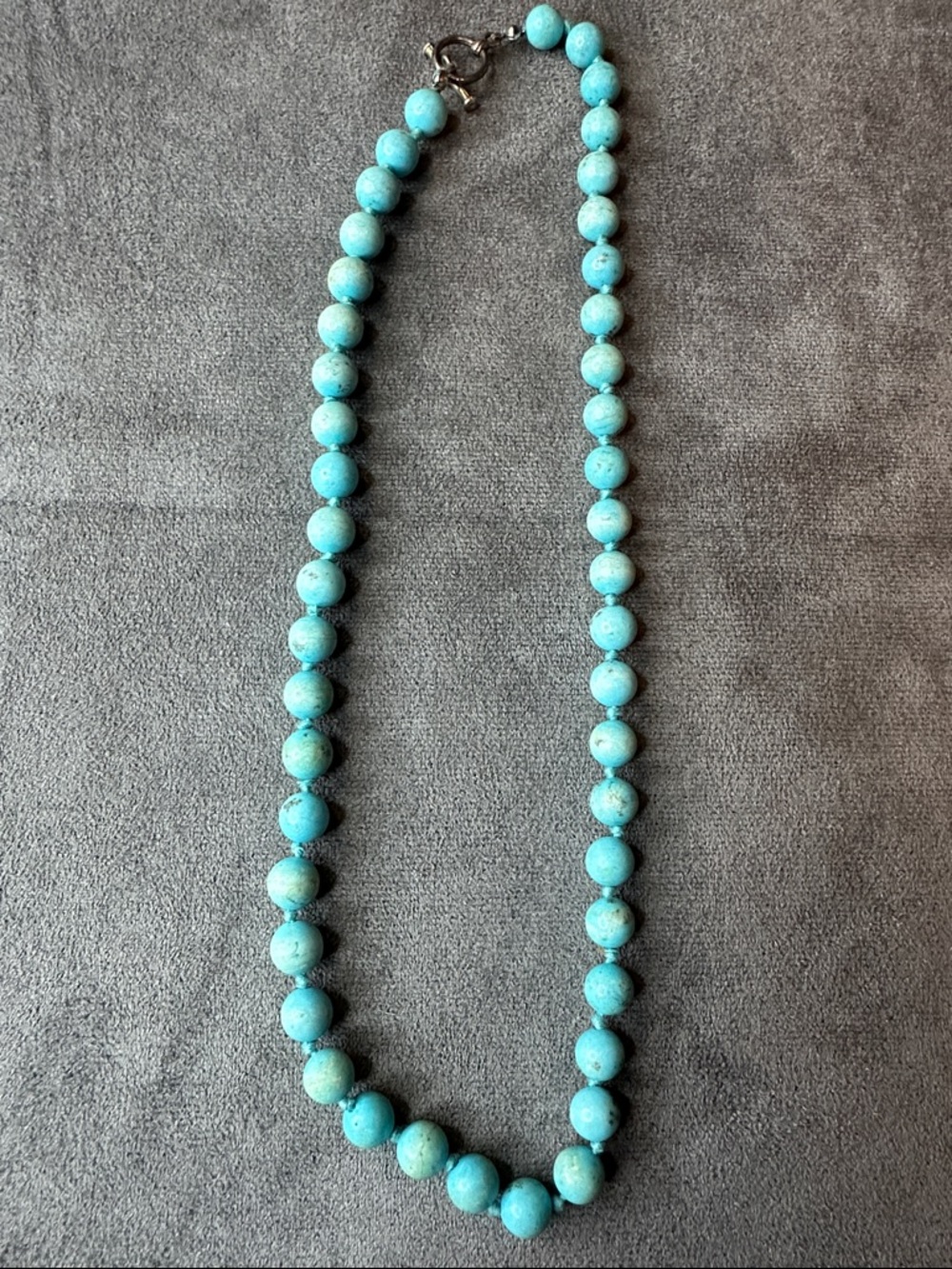 Turquoise Beaded Necklace - Sky Blue Women's Jewelry